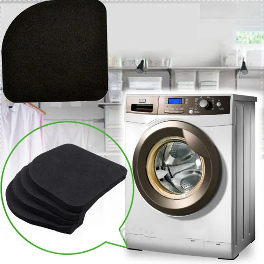 

4pcs/set High Quality Mute Mat Washing Machine Shock Pads Non-slip mats Refrigerator Anti-vibration Pad Quality Bathroom Supply
