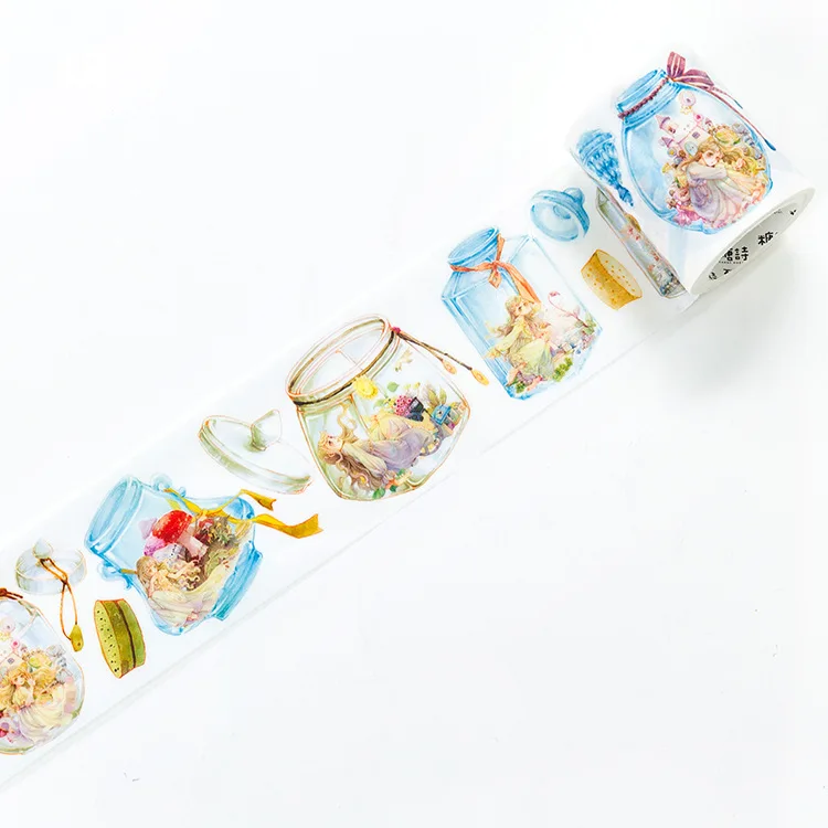 55 мм широкий мир в бутылке лента для декорации Washi DIY планировщик для скрапбукинга изоляционная лента героя из мультфильма
