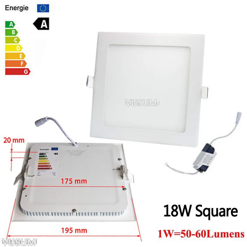 LED Ceiling Light Panel Light 6W 9W 12W 15W 18W 21W AC85-265V Indoor Lighting, Round/Square LED Light led panel light 2x4