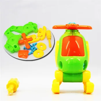 

Kids Baby Early Learning Puzzle Toys Mini Cute Airplane Detachable model toys Kids Newborn Developmental Educational toy