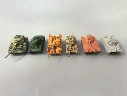 ПВХ Рисунок Модель игрушки TAHKN 1/144 Танк музей соответствующие цистерны основной боевой раздвижные Tank украшения 6 шт./компл