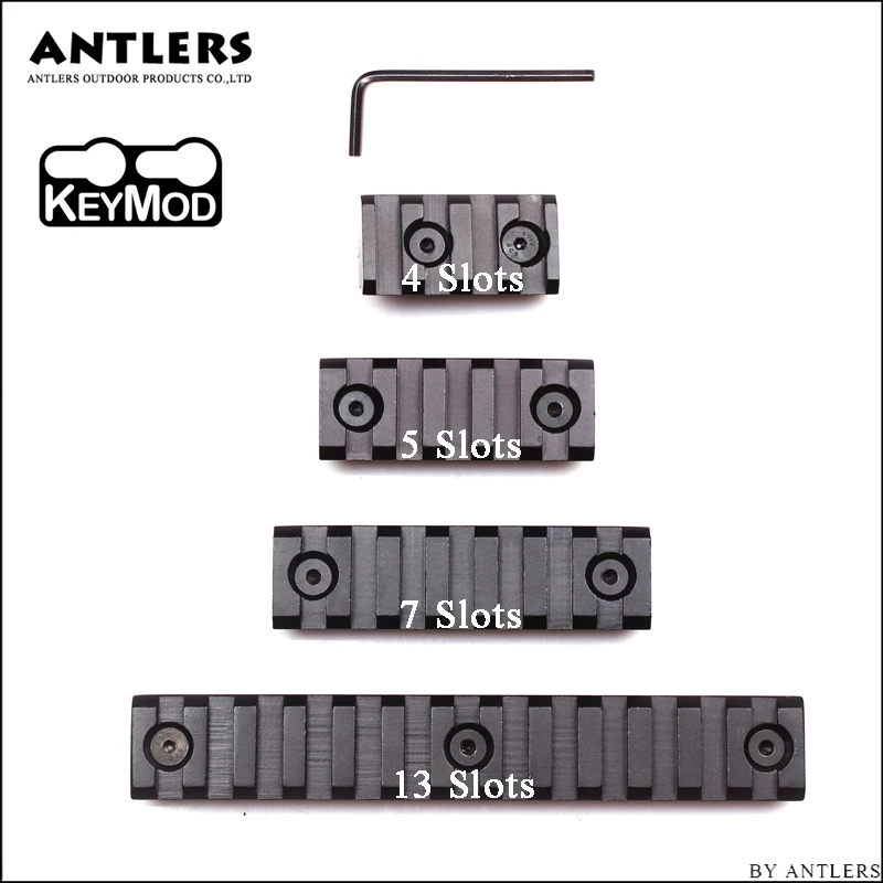 

Tactical Rifle Scope 21mm 4-5-7-13 Slots Mount Weaver Picatinny Rail Hunting Shooting AR15 Military Aluminum Keymod Mount Rail