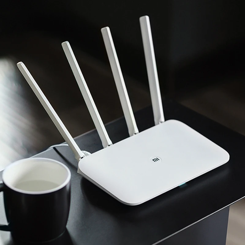 Xiao mi Wi-Fi роутер 4 WiFi ретранслятор 2,4G 5GHz 128MB DDR3-1200 двухдиапазонный двухъядерный 880MHz приложение управление беспроводной маршрутизатор