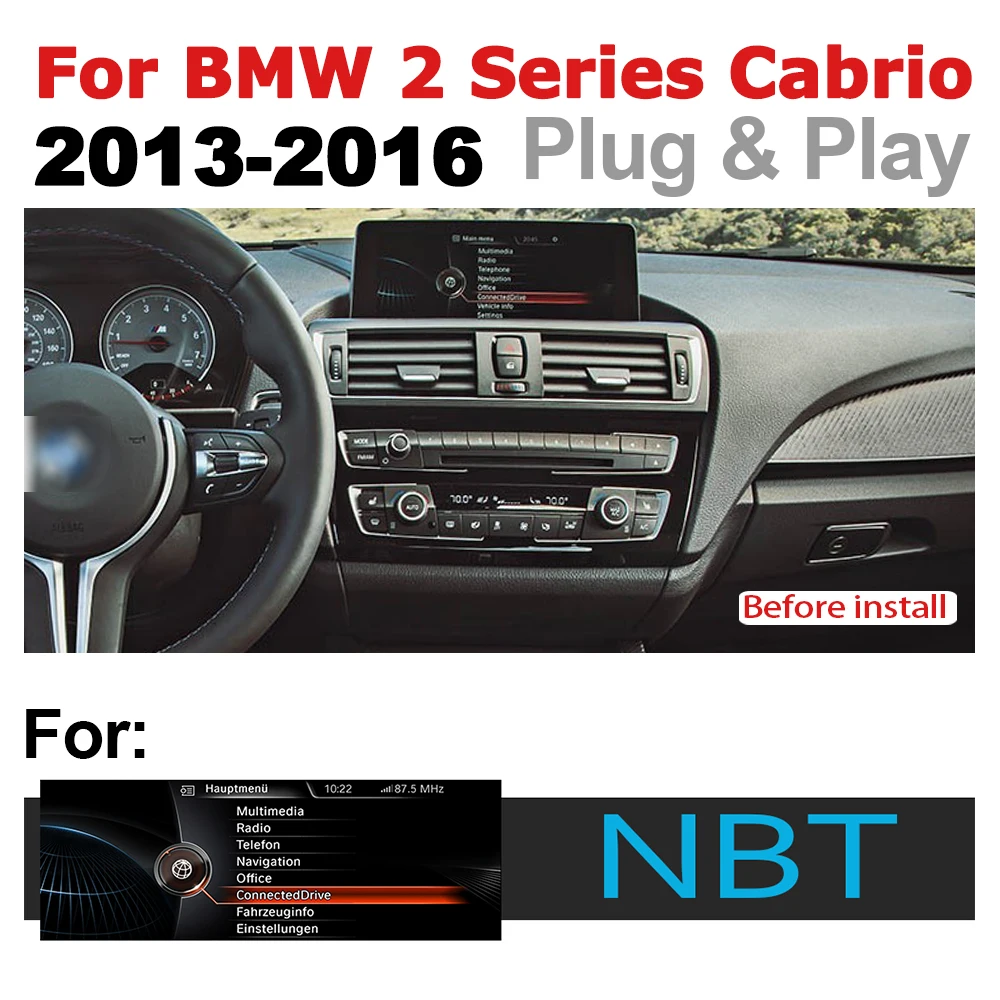 Perfect TBBCTEE For BMW 2 Series Cabrio 2013~2016 NBT Car Android Radio GPS Multimedia player stereo HD Screen Navigation Navi Media 4