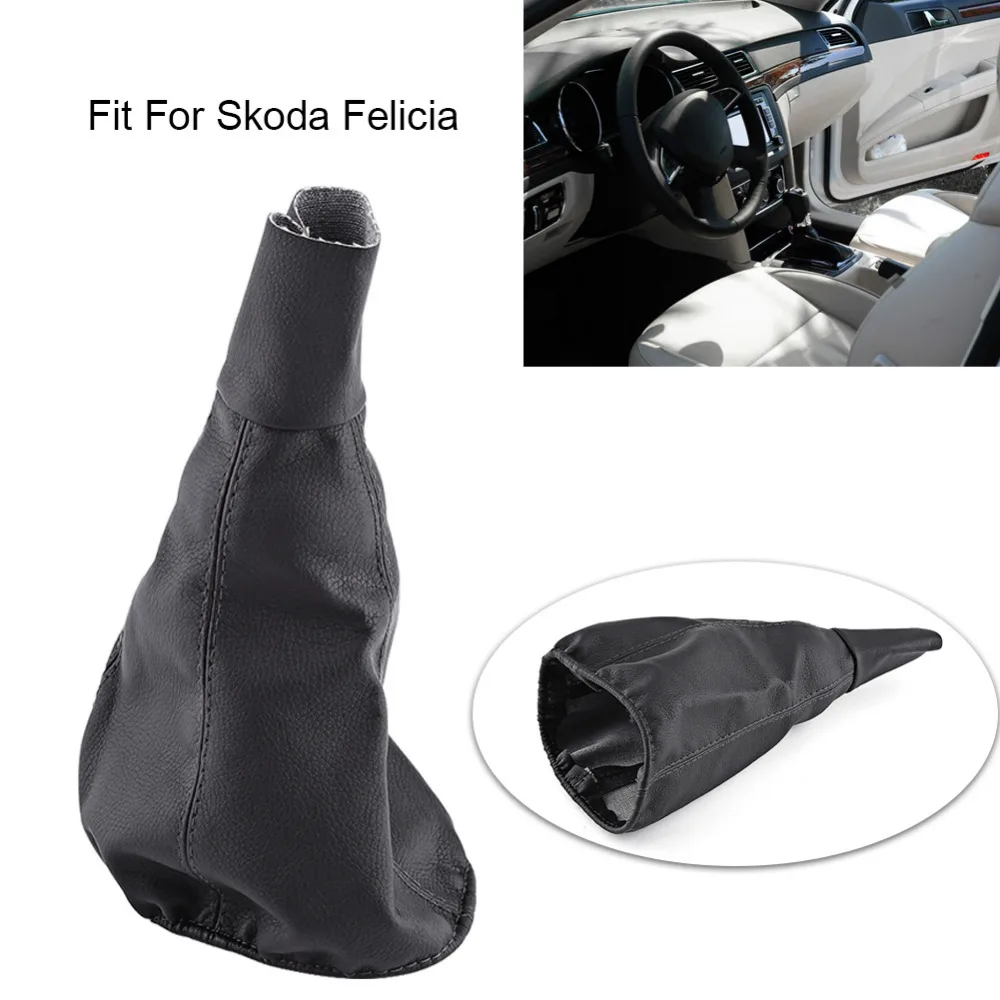 Для Skoda Felicia Car Gear Shift Stick Gaiter Boot PU кожаный пылезащитный чехол Замена|leather gaiters|leather gear