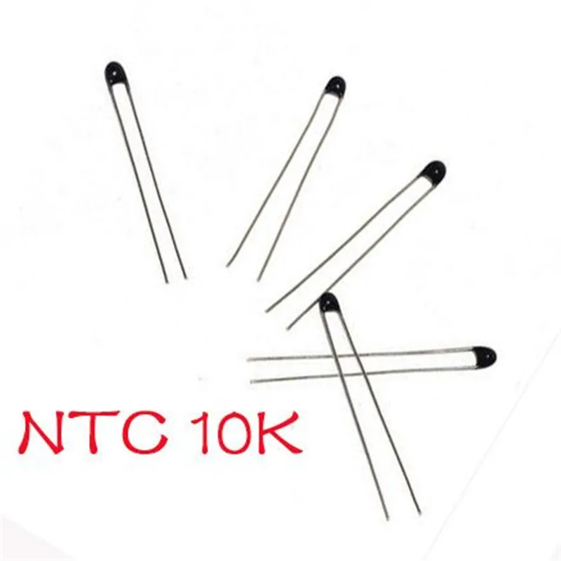 50pcs/lot Negative temperature NTC thermistor MF5A-3 10K 5% fine black head