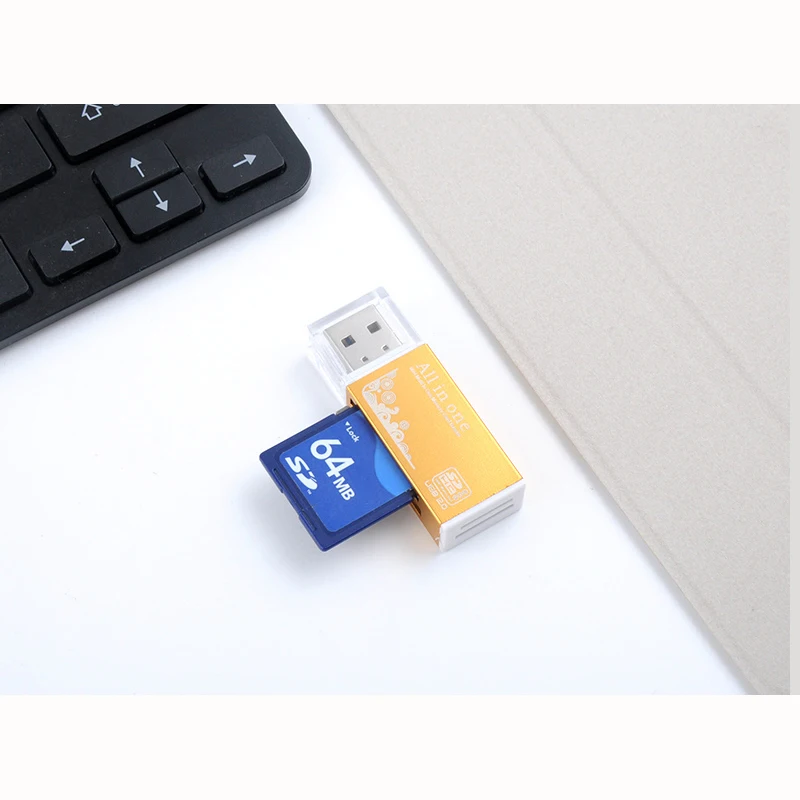 Смарт все в одном кард ридер мульти 1 SD/SDHC MMC/RS MMC TF/MicroSD MS/MS PRO/MS DUO M2 оптом TF|m2
