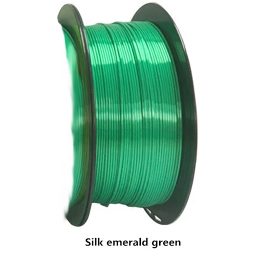 3D Принтер Нити пла 1,75 мм шелк текстурированные поставки 0,5 кг/1 кг - Цвет: 0.5KG emerald