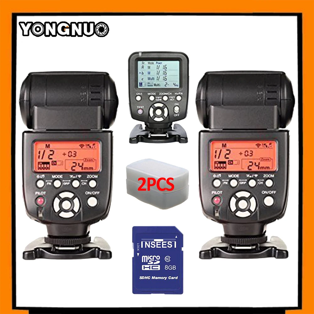 Yongnuo YN-560 TX N  Controlle + 2 . YN560 YN-560 III III YN-560III  Speedlite  Nikon d7100 d3100 d90 DSLR 