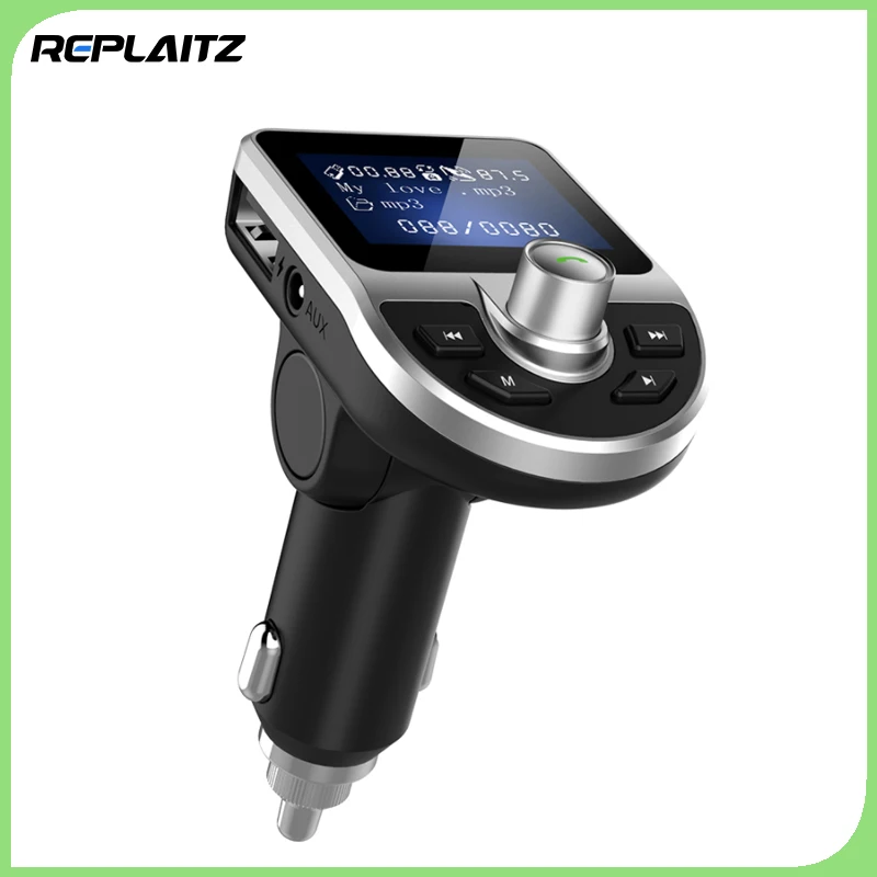 Car FM Transmitter Bluetooth V4.1+EDR Handsfree Wireless FM Modulator