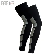 Oriental олень из 2 предметов взрослых спортивные безопасности ног до колена Одежда с длинным рукавом Футбол Баскетбол Велоспорт эластичный Keen протектор