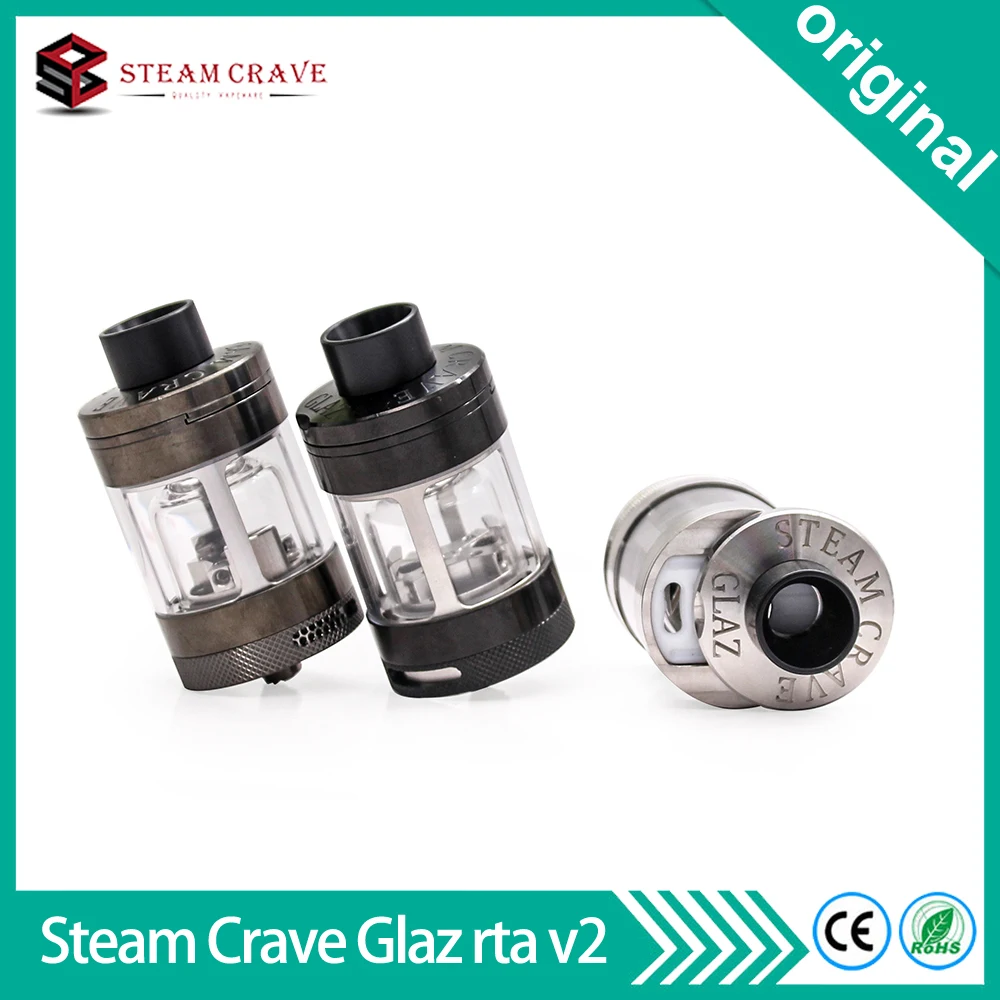 Оригинальный испаритель Glaz RTA V2 емкость 31 мм с емкостью 7 мл/10 мл для вейпа со