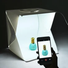 40 см Мини Складной Фотографии Stutio Свет Softbox Портативный Настольный софтбокс Переключатель USB Кабель 4 цвет Фона Аксессуары