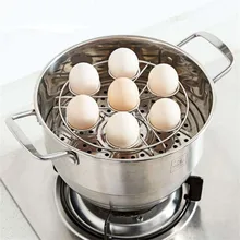 Трехногая Пароварка, стойка для яиц на пару из нержавеющей стали, стойка для яиц на пару, анти-обжигающая, для приготовления пищи, высокая решетка на пару