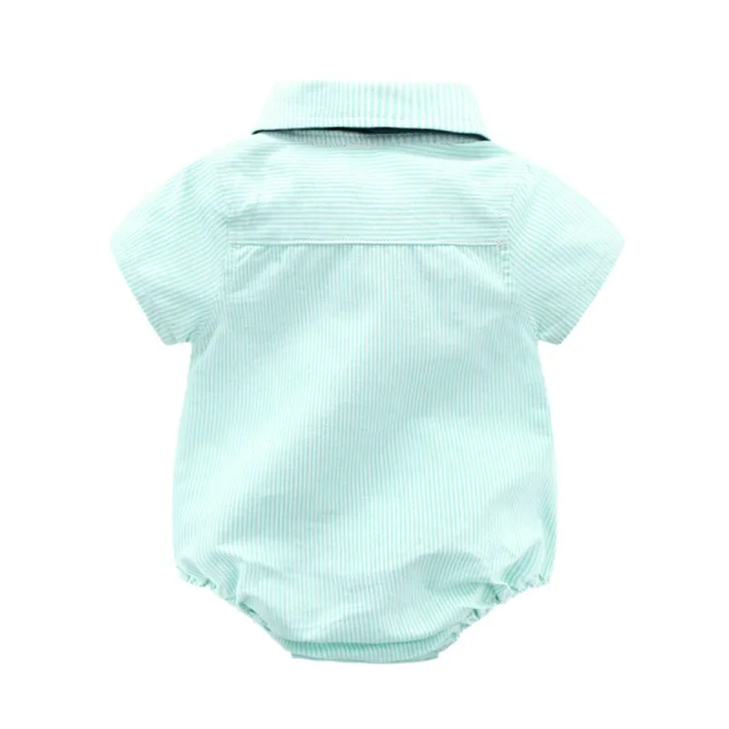 Летний комплект одежды для новорожденных мальчиков, летний костюм, прочный комбинезон+ синий комбинезон, повседневный детский комплект одежды для мальчиков