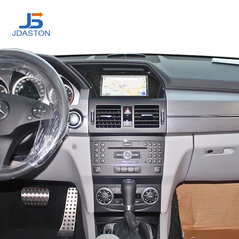 JDASTON Android 9,0 автомобильный dvd-плеер для Mercedes Benz GLK 2008 2009 2010 Мультимедиа gps стерео 1Din Автомагнитола 4+ 64