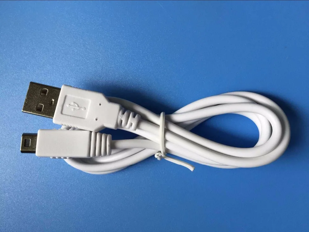 1M USB Power Charge Cable for Nintendo WiiU Controller Whitecable for