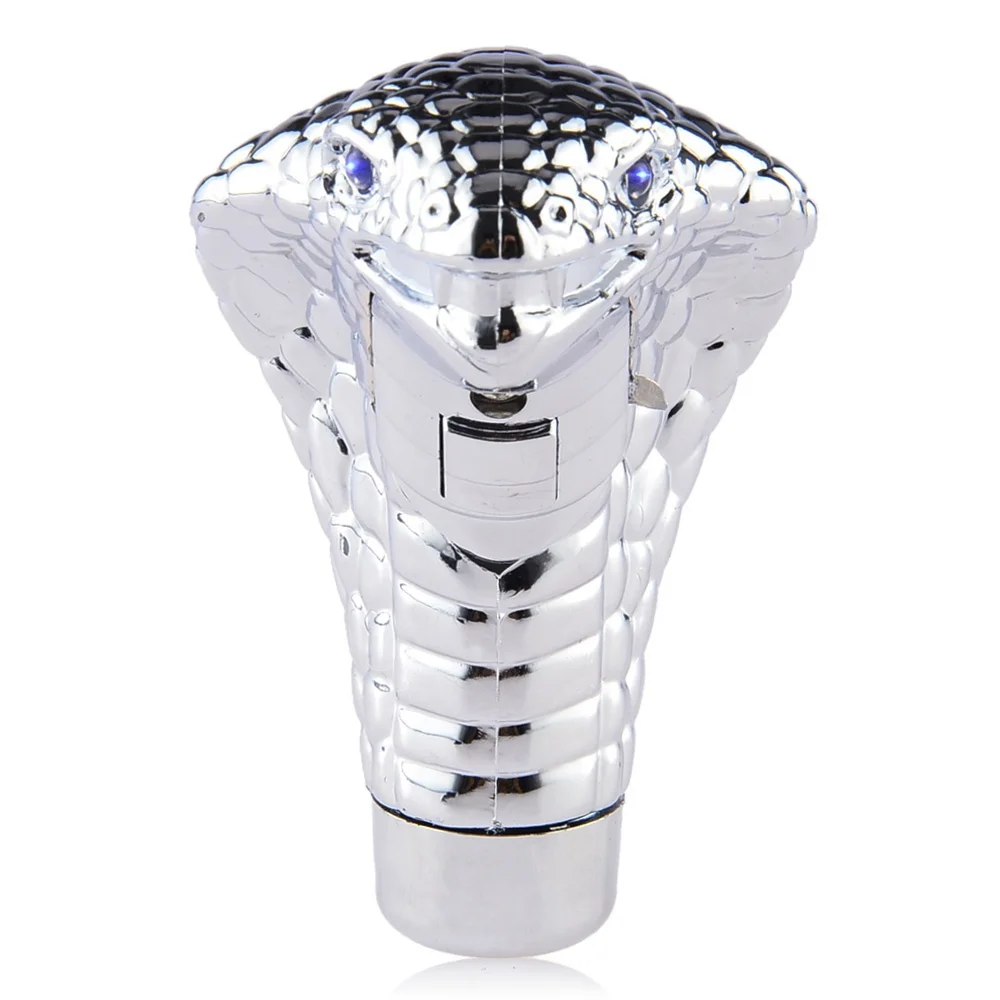 Universal Cobra Gear Stick Shift Knob Car Styling 3 Mode Blue/Red LED