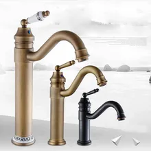 Good Quality Single Lever Hot and Cold Bathroom Faucet Deck Mount Rotation Kitchen Mixer Taps