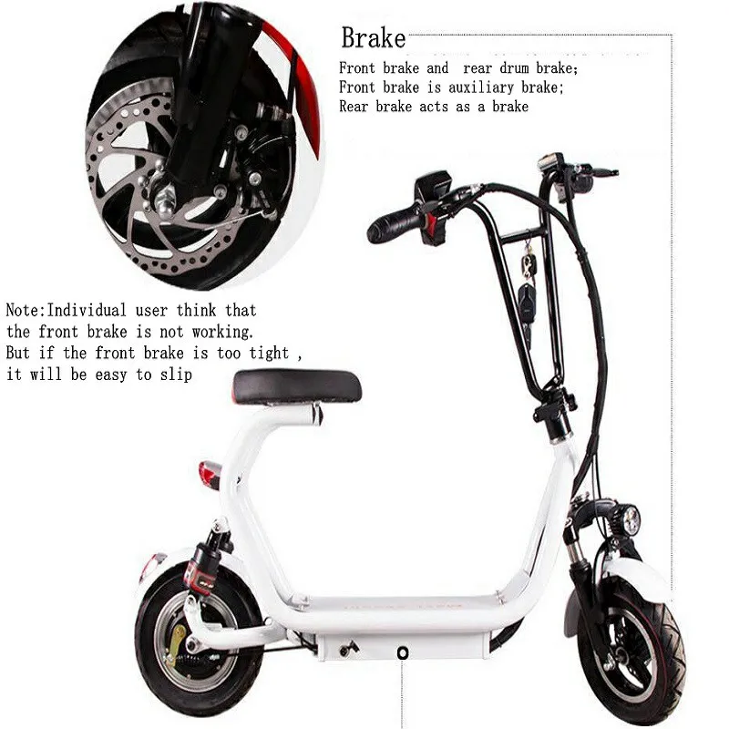 Excellent Harley electric scooter/two-wheel mini adult electric car/booster battery car/hydraulic disc brack with speed display 5