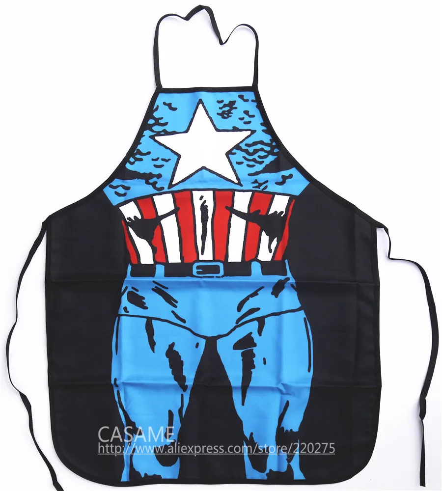 

Funny apron Captain America Character Costume Apron Cooking apron Party Apron sexy