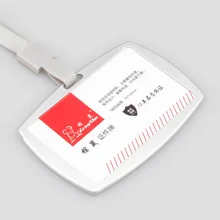 Мужской делопроизводитель, рабочий держатель для ID карт, алюминиевый сплав, офисный держатель для бейджей, Сверхлегкий металлический женский чехол для удостоверения личности на работу