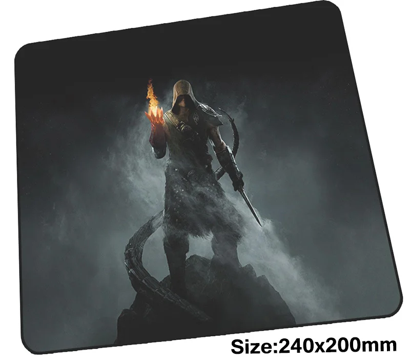 Skyrim коврик для мыши 240x200x3 мм лучший игровой геймер locrkand персонализированные