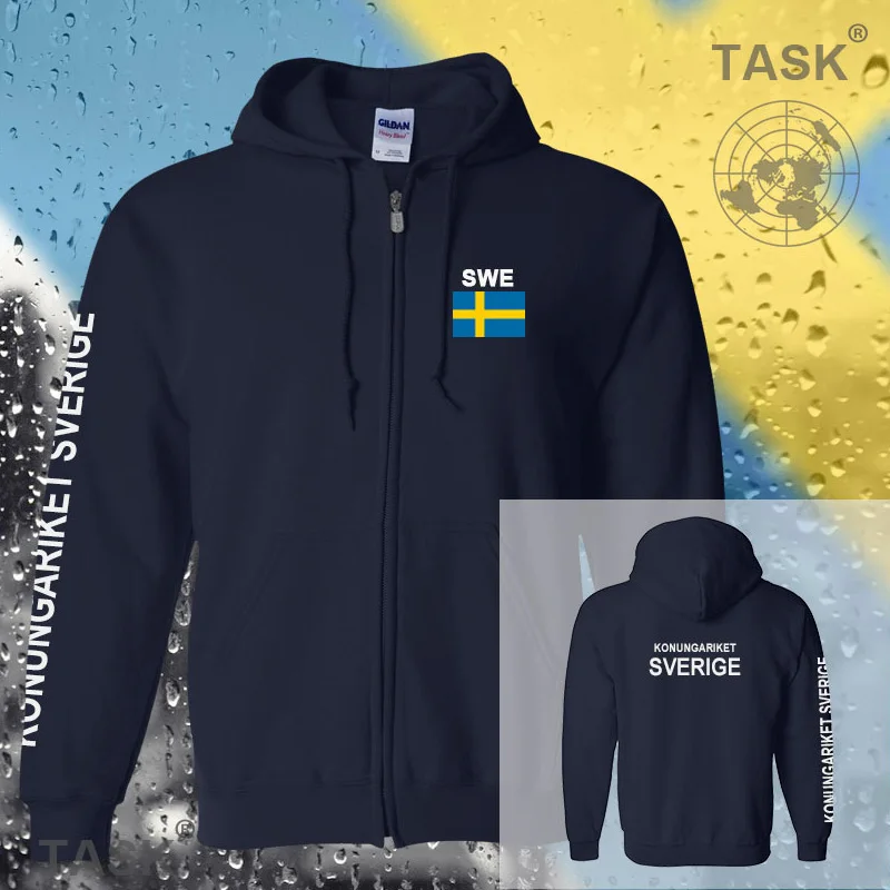 Sweden Sverige Swedish Swede SWE mens hoodies and sweatshirt jerseys