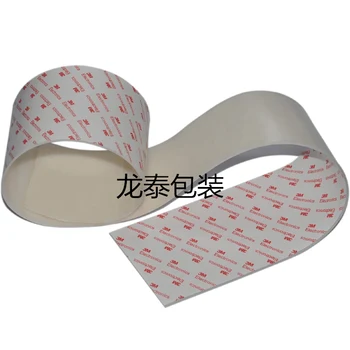 

10cm*1m 2mm thick anti slip silicone rubber bumper damper shock absorber 3M self adhesive silicone feet pads for furniture