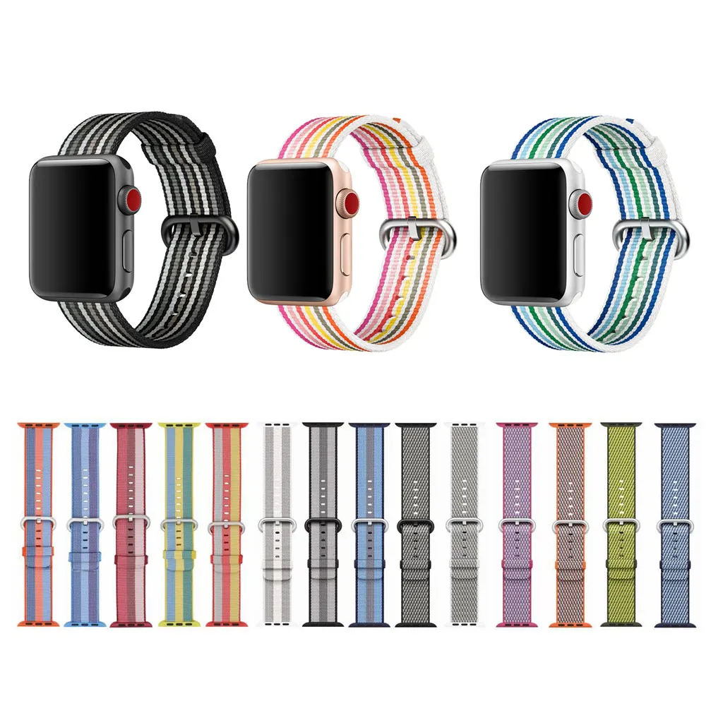 Новое поступление нейлоновый ремешок для Apple Watch со встроенным адаптером iWatch 42