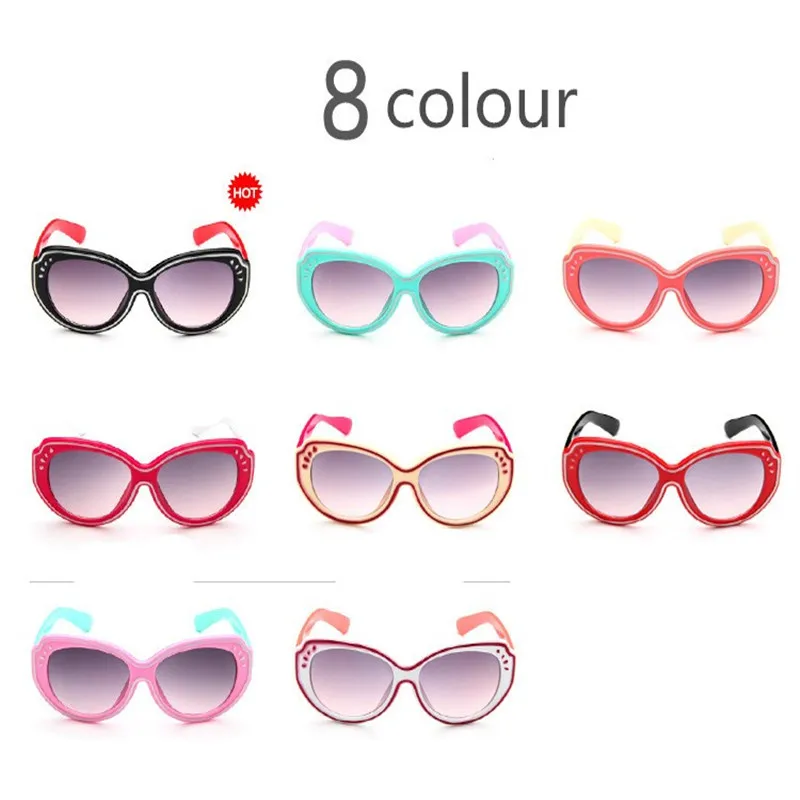 Новые модные мужские и женские детские солнцезащитные очки классика ретро фирменный дизайн детские круглые очки UV400 овальные очки