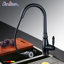 Senlesen кухонный кран выдвижной Torneira кухня Cozinha смесители с одной ручкой смеситель для горячей и холодной воды 360 Вращение используется для раковины