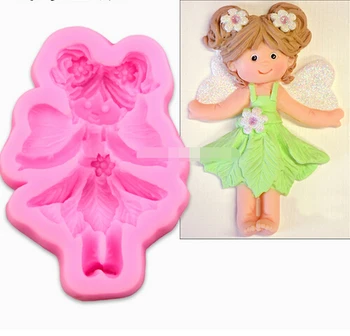 

3pcs/set Pirate doll chocolate fondant cake silicone dolls Fimo clay molds