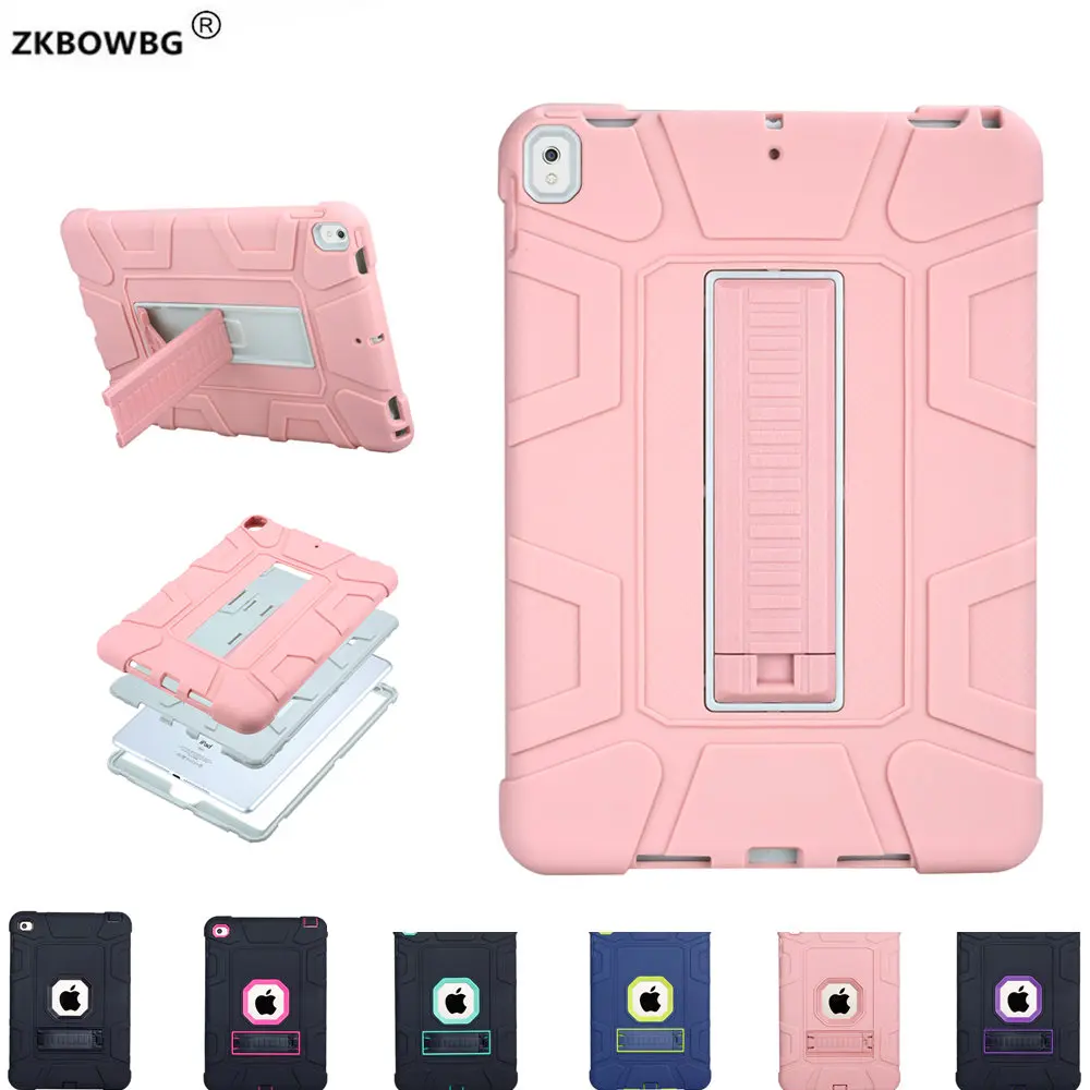 

Sleeve Case For Ipad Pro 10.5'' Heavy Duty Rugged Shockproof Silicone Stand for iPad Air 10.5 inch 2019 Air3 Tablet Bag Cover