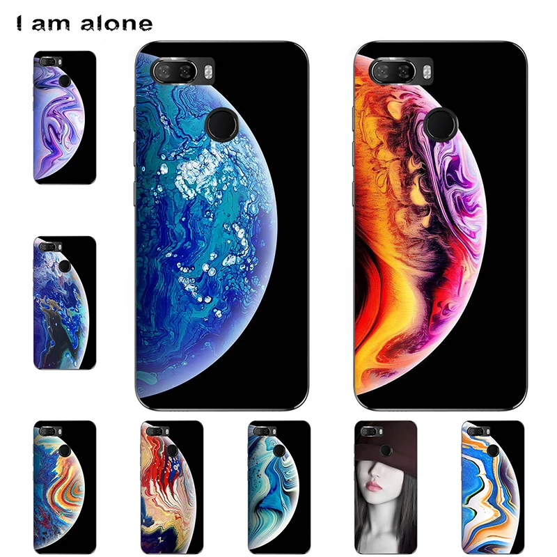 

I am alone Phone Cases For Lenovo K5 K350t K5 Note K5 Play K5 Pro 2018 Soft TPU Bags Mobile Fashion Cute Printed Free Shipping