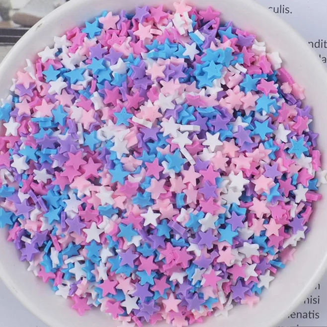 FLA 100g Slime Clay Fake Candy Sweets Sugar Sprinkle Decorations for Fake Cake Dessert Food Particles Decoration Toys 30