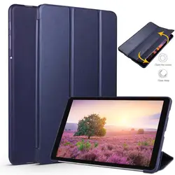 Магнитный чехол для Samsung Galaxy Tab A A2 10,5 ''SM-T590 T595 Smart Cover сна Авто из искусственной кожи Tablet Флип Чехол + Gitf