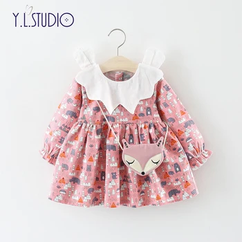 

New Children's Dresses Winter Girls New Year's Costume for Children's Party Gala Dress Newborn Baby Girl Dress Elegant Clothes