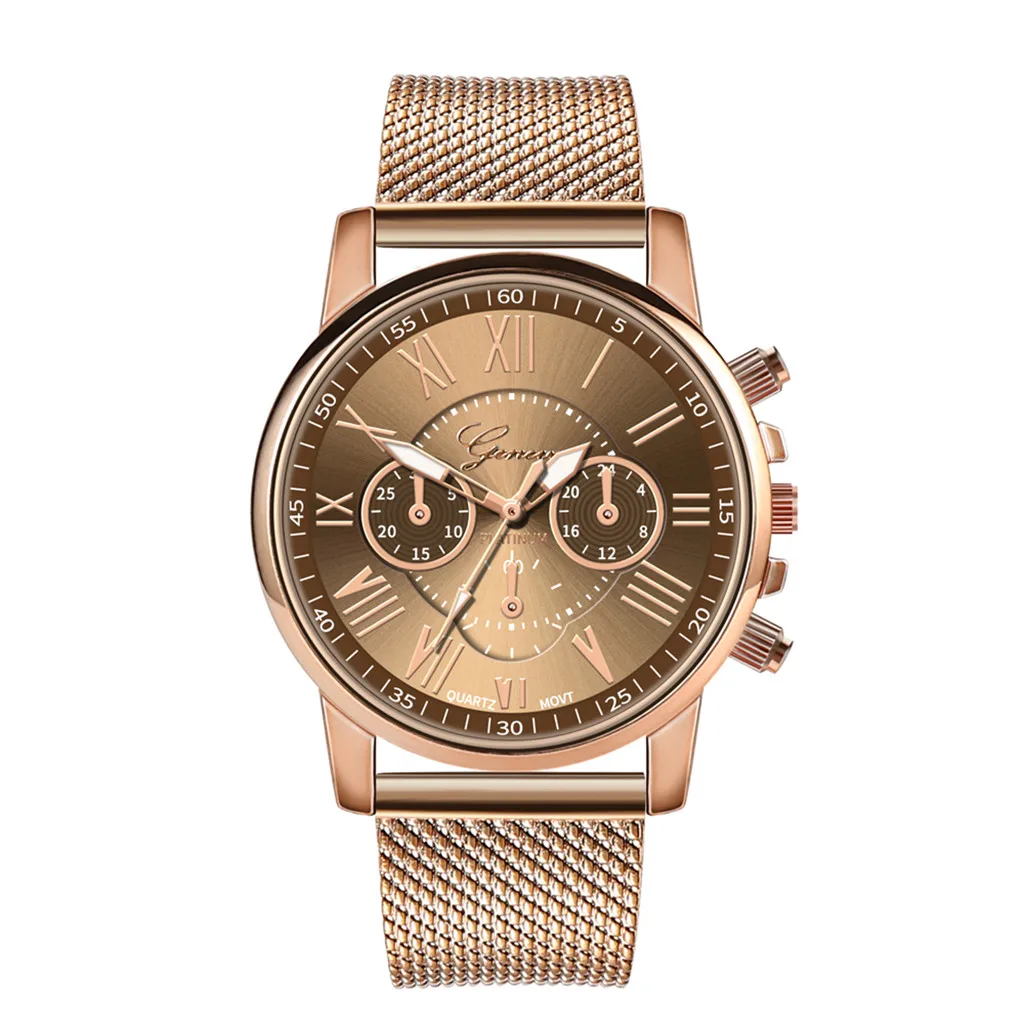 Роскошные Кварцевые часы Geneva для женщин золотые спортивные военные ПВХ кожаные Наручные часы под платье женские часы Reloj Mujer
