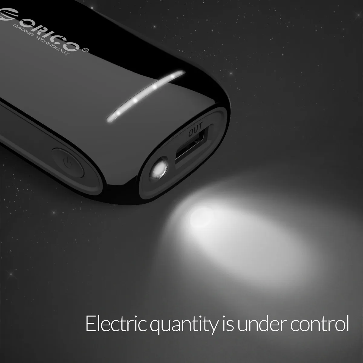 Внешний аккумулятор ORICO 4000 мАч 5V1A зарядка для смартфонов с кабелем Micro USB 30 см