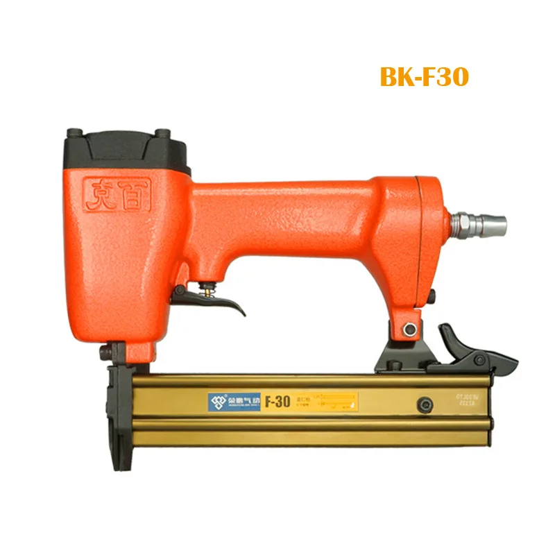 

F30 Pneumatic Nail Gun Carpenter Tools Woodworking Air Straight Nails Home Wood DIY Furniture Wire Stapler Carpentry Decoration