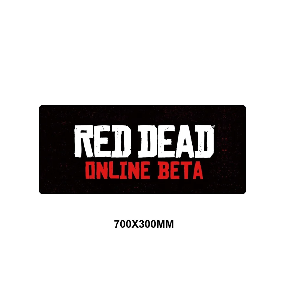 Красный Dead Redemption 2 большой XL коврик для мыши игровой коврик для мыши Нескользящий Резиновый PC Gamer клавиатура настольный коврик для скоростной мыши 700x300 - Цвет: 03