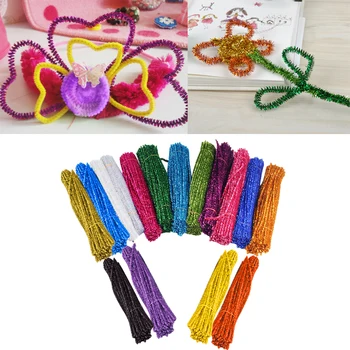 

320PCS 16Colors Montessori Glitter Chenille Stem Chenille Sticks Pipe Cleaner Diy Art&Craft Material Handicraft Toys