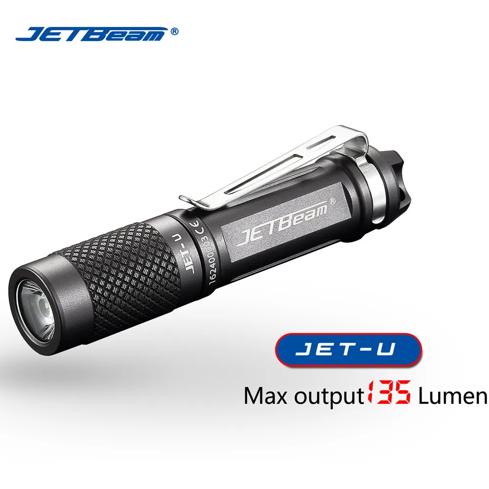 

JETbeam JET U(JET ) XP G2 135LM Mini Portable Waterproof LED Flashlight Torch Latarka Handheld Linterna telescopic baton