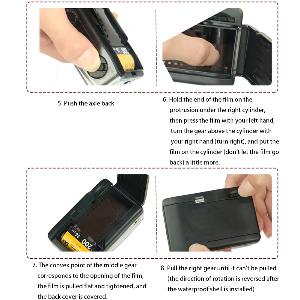 Película de buceo de moda con carcasa resistente al agua sumergible Regalo de Cumpleaños cámara de fotografía Mini Linda Digital Película de buceo de moda con carcasa resistente al agua sumergible Regalo de Cumpleaños cámara de fotografía Mini Linda Digital