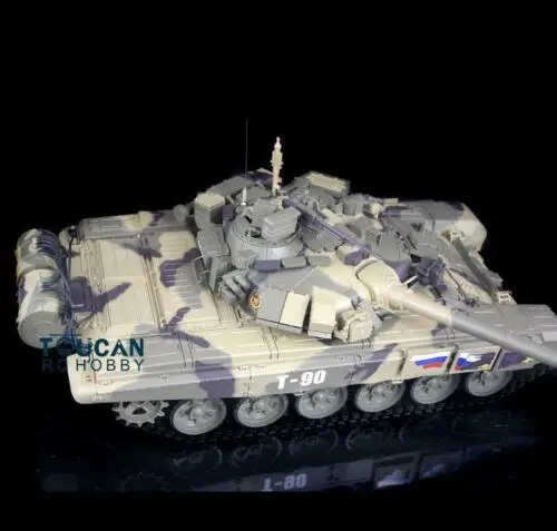 2,4 Ghz Henglong 1/16 6,0 пластик Россия T90 RTR rc Танк 3938 Вт/360 револьверная башня TH12977