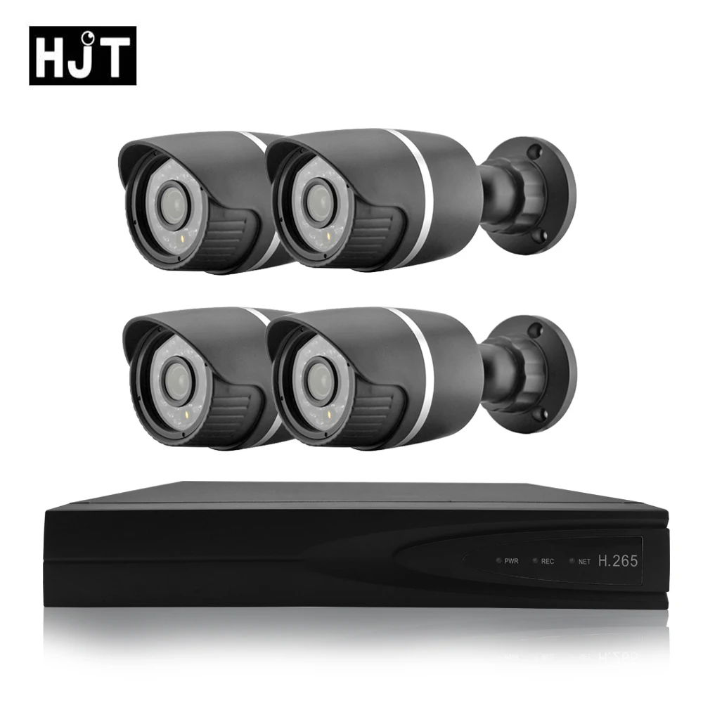 HJT 5MP IP Camera Audio H.265 Network Onvif P2P CCTV Outdoor Security 4 IR Night