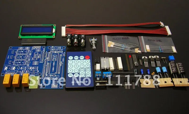 PGA2311 дистанционный аудио набор предусилителя DIY|audio preamp kit|preamp kitaudio |