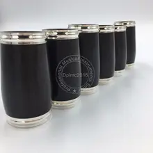 3 шт. Grenadilla древесины Bb кларнет ствол дерева 60 мм+ 61 мм+ 62 мм с серебряным покрытием