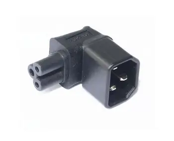 

LBSC IEC 320 C14 To C5 Female Laptop Printer Power angled Adatper Connector